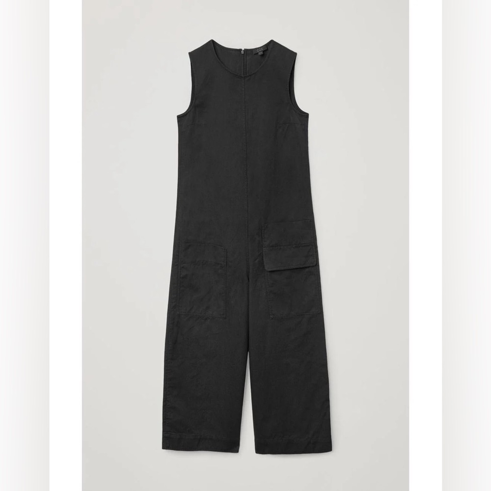 COS Black Wide Leg Jumpsuit